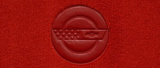 1984 C4 Corvette Floor Mats with Die-Electric Logo
