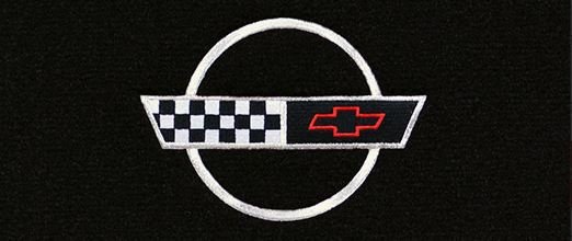 1991-1996 C4 Corvette Embroidered Logo 