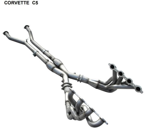 1997-2004 C5 Corvette American Racing Headers Long Exhaust System