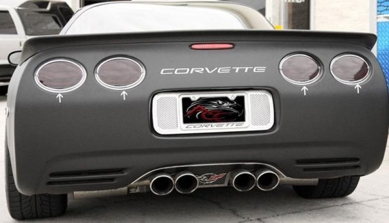 1997-2004 C5 Corvette/Z06 Stainless Steel Taillight Trim Kit