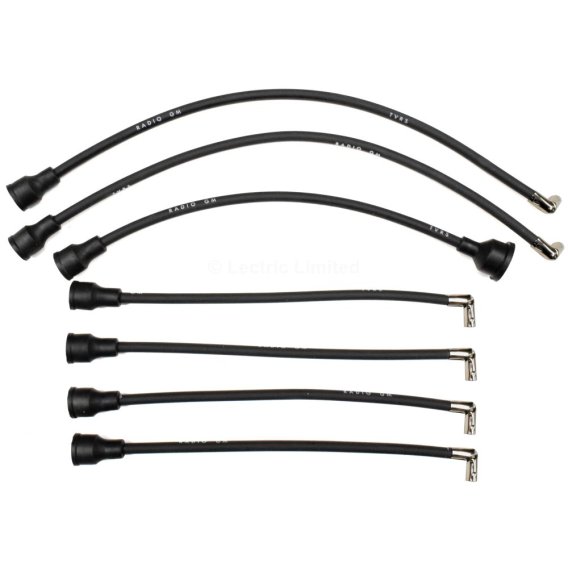 1951-1952 Chevrolet Fullsize Reproduction Spark Plug Wire Set by Lectric Limited for 6 Cyl. Engin...