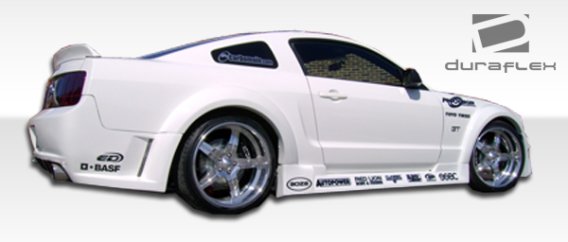 2005-2014 Ford Mustang Duraflex Circuit Wide Body Side Skirts Rocker Panels - 2 Piece