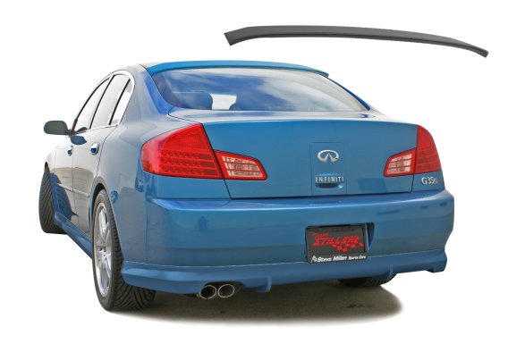 2003-2006 Infiniti G35 [Sedan] Roof Spoiler - 103719MB Stillen Exterior Styling