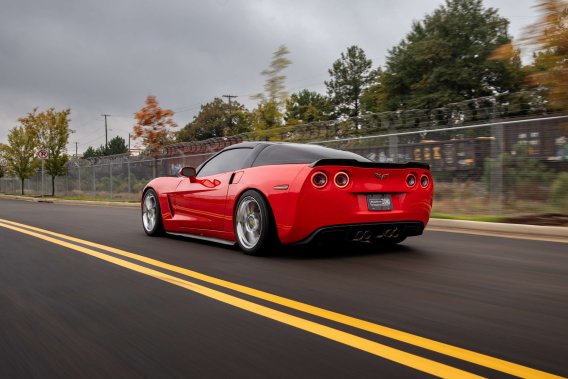 XB LED Tail Lights: Corvette C6 (05-13 / Red Lens / Set)