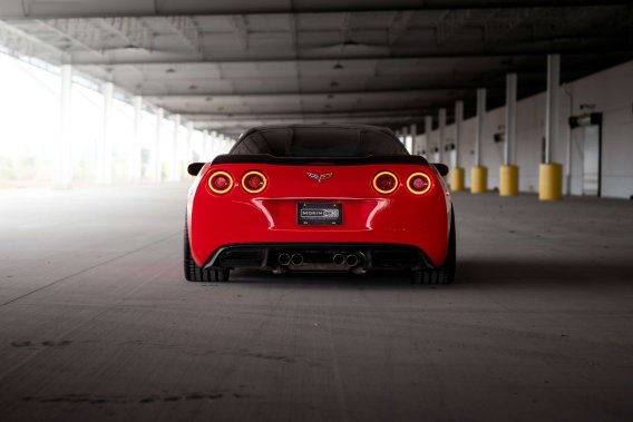 XB LED Tail Lights: Corvette C6 (05-13 / Red Lens / Set)