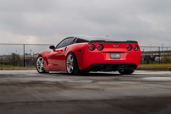 XB LED Tail Lights: Corvette C6 (05-13 / Red Lens / Set)
