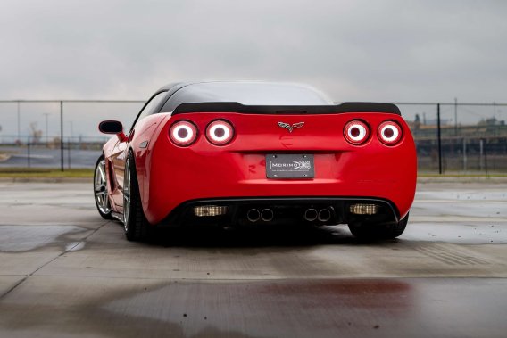 XB LED Tail Lights: Corvette C6 (05-13 / Red Lens / Set)