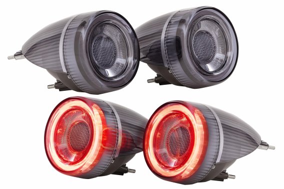 2005-2010 Ferrari F430 Morimoto LED Tail Lights Complete Set - Plug and Play, UV-Resistant, Enhan...