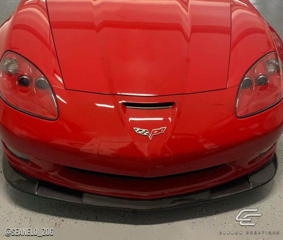 2005-2013 Corvette C6 Z06 GS ZR1 Carbon Creations GT500 Front Lip Under Spoiler Air Dam - 1 Piece