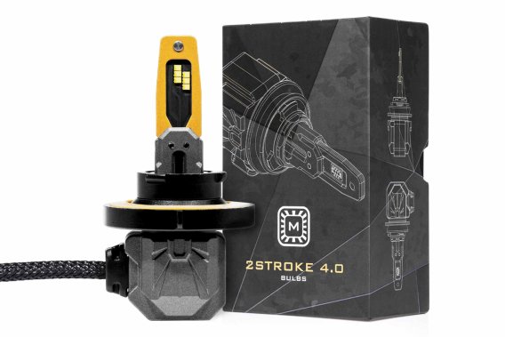 Morimoto 2Stroke 4.0 LED Bulb for 9008 Fog Lights - High Luminous Flux, Adjustable Beam, Lifetime...