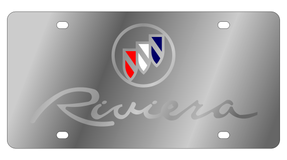 Buick Riviera Stainless Steel License Plate