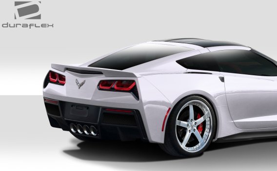2014-2019 Corvette C7 Duraflex Gran Veloce Rear Diffuser- 1 Piece