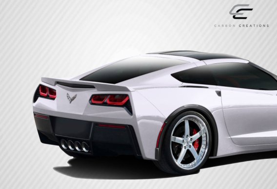 2014-2019 Corvette C7 Carbon Creations DriTech ZR-C Fender Flares - 4 Piece