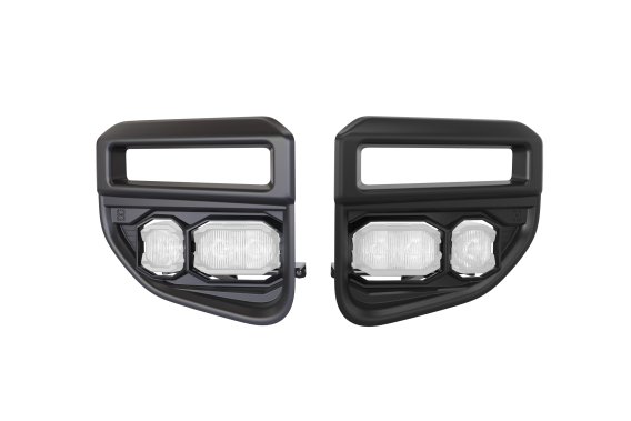 2020-2022 Ford Super Duty Morimoto 1Banger Fog Light Upgrade Kit with Adjustable Brackets