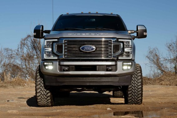 2020-2022 Ford Super Duty Morimoto 1Banger Fog Light Upgrade Kit with Adjustable Brackets
