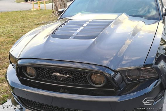 2013-2014 Ford Mustang / 2010-2014 Mustang GT500 Carbon Creations GT500 V2 Hood - 1 Piece