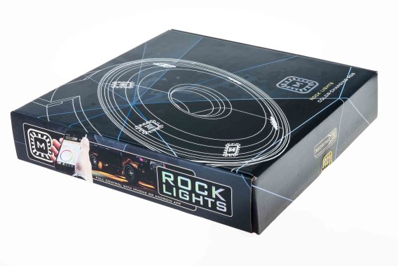 Morimoto Rock Light System for Trucks and SUVs - RGB Color Changing LED Lights with Bluetooth Con...