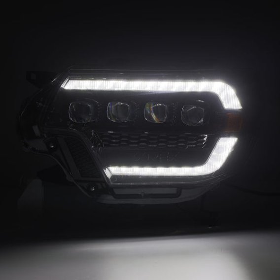2012-2015 Tacoma AlphaRex Nova-Series LED Projector Headlights with Activation Light, Sequential ...