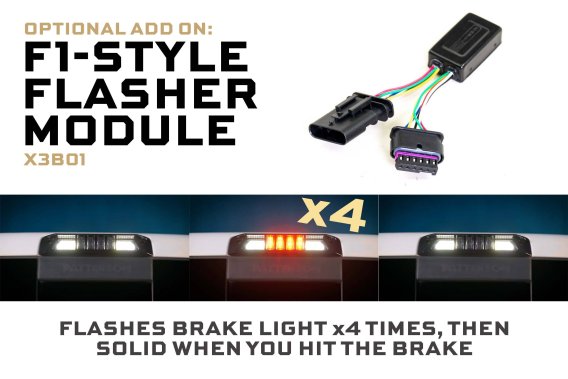 2007-2021 Toyota Tundra Morimoto X3B LED Third Brake Light Upgrade with Bed Lights
