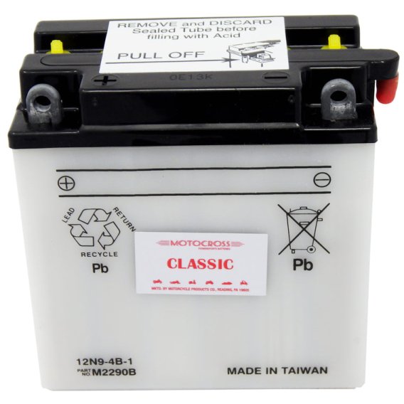 Yuasa 12N9-4B-1 Conventional 12V Battery Without Acid