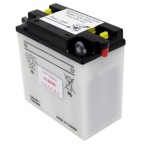 Yuasa 12N9-4B-1 Conventional 12V Battery Without Acid