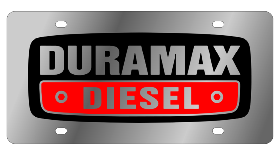 Duramax Diesel Stainless Steel License Plate by Eurosport Daytona