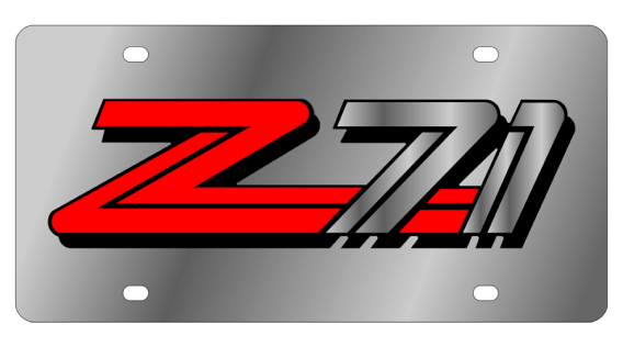 1999 Chevrolet Z71 Eurosport Daytona Stainless Steel License Plate
