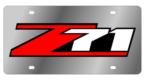 2005 Chevrolet Z-1971 Eurosport Daytona Stainless Steel License Plate