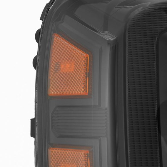 2014-2018 GMC Sierra AlphaRex Nova-Series LED Projector Headlights Black