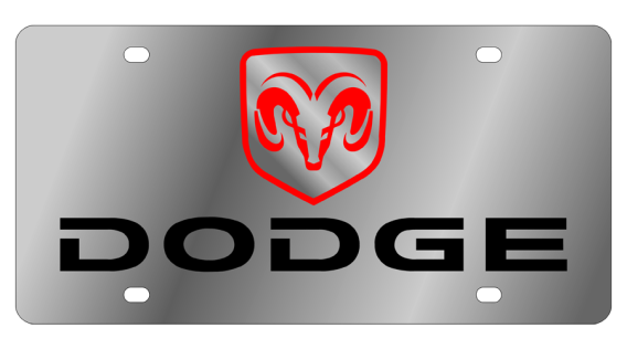 Dodge Ram Stainless Steel License Plate