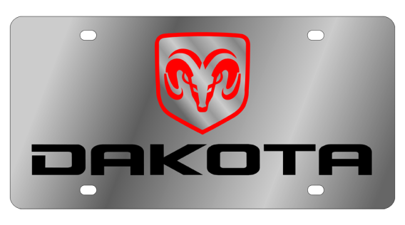Dodge Dakota Stainless Steel License Plate