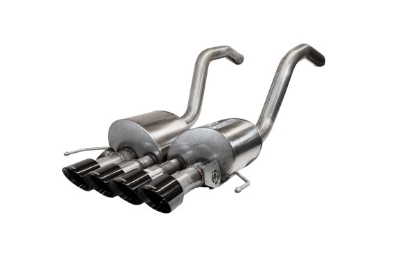 Corsa 2015-2019 Chevrolet Corvette C7 Z06 6.2L 2.75in Xtreme Axle-Back w/ Dual NPP & Quad Black T...