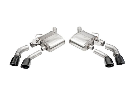 Corsa 2016-24 Chevrolet Camaro SS/ZL1 6.2L V8 Black Xtreme Axle-Back Exhaust (w/ Factory NPP Valv...