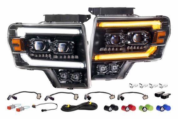 2009-2014 Ford F-150 Morimoto XB Evo Bi-LED Headlights with Frost-Free System