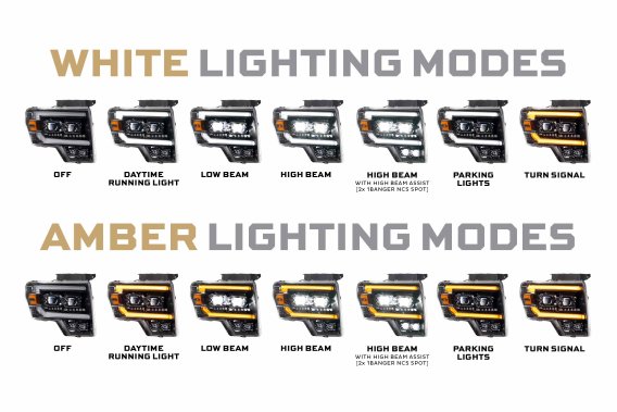 2009-2014 Ford F-150 Morimoto XB Evo Bi-LED Headlights with Frost-Free System