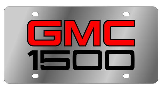 Eurosport Daytona GMC 1500 Stainless Steel License Plate
