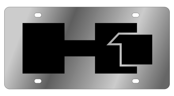 Eurosport Daytona Hummer H1 Stainless Steel License Plate