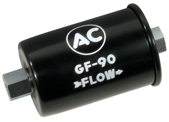 1963-1965 C2 Corvette Fuel Filter GF-90 Black W/White Letters