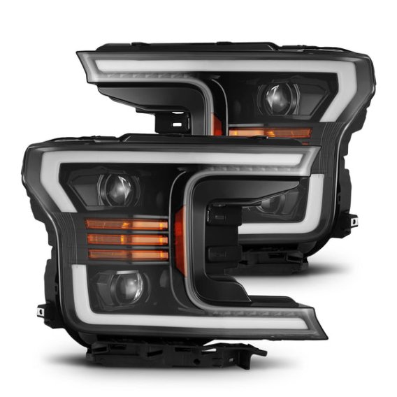 2017-2018 AlphaRex Pro-Series Black Projector Headlights