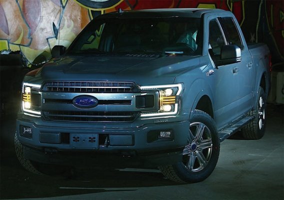 2017-2018 AlphaRex Pro-Series Black Projector Headlights