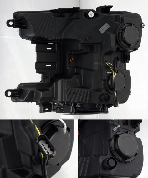 2017-2018 AlphaRex Pro-Series Black Projector Headlights