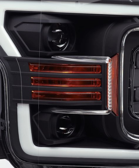 2017-2018 AlphaRex Pro-Series Black Projector Headlights