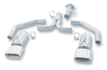 1986-1991 C4 Corvette Borla Stainless Steel Cat-Back System 140082
