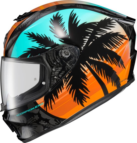 ScorpionEXO R330 Full Face Motorcycle Helmet with Pinlock Ready Shield and Bluetooth Ready Speake...