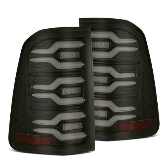 2019-2022 RAM LUXX LED Tail Lights by AlphaRex - Alpha-Black with ACT Lighting and Sequential Sig...