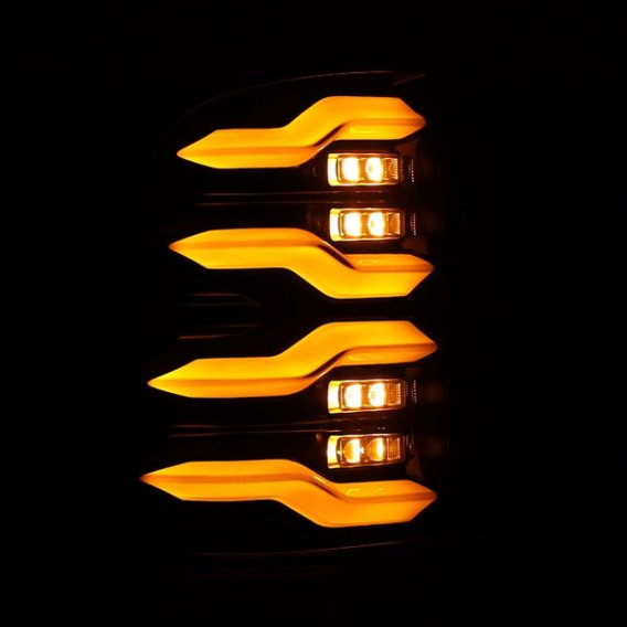 2009-2020 RAM 1500 2500 3500 AlphaRex Luxx-Series LED Tail Lights Alpha-Black