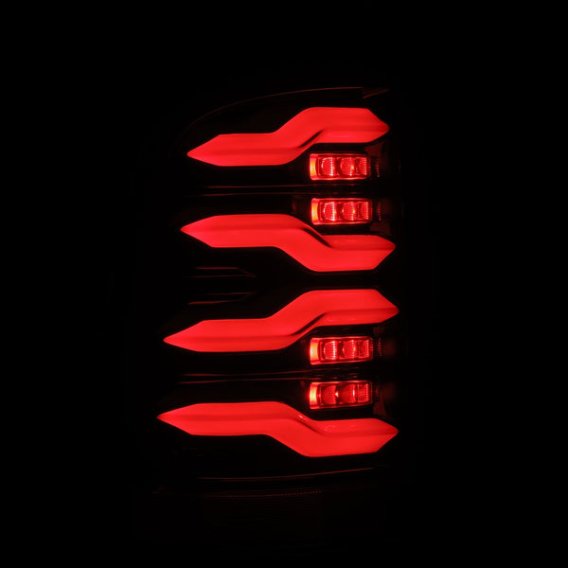 2009-2020 RAM 1500 2500 3500 AlphaRex Luxx-Series LED Tail Lights Alpha-Black