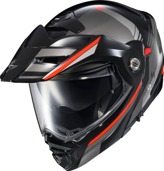 ScorpionEXO AT960 Modular Adventure Street Adult Motorcycle Helmet with Bluetooth Ready Speaker P...