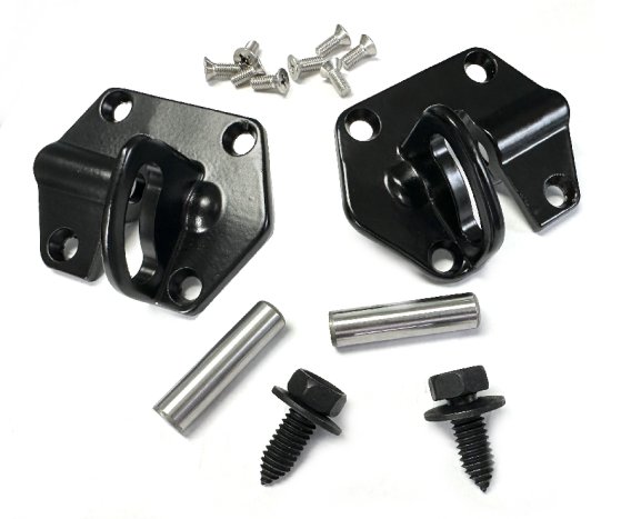 1971 Gull Wing Spoiler Stanchion Attachment Brackets Horseshoe