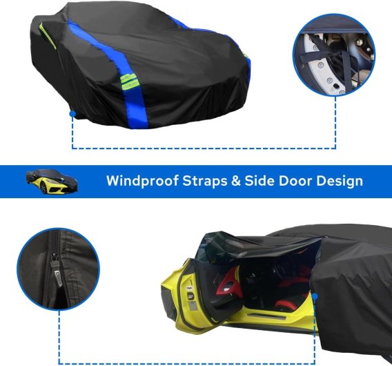 1997-2019 Corvette C5-C7 Semi Custom Fit Heavy Duty Exterior Car Cover